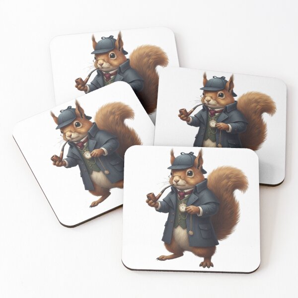 Item preview, The Squirrel Detective: Vintage Sherlock Holmes Style Illustration designed and sold by CHRIST5000.