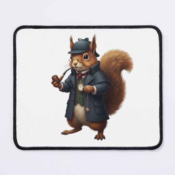 Item preview, The Squirrel Detective: Vintage Sherlock Holmes Style Illustration designed and sold by CHRIST5000.