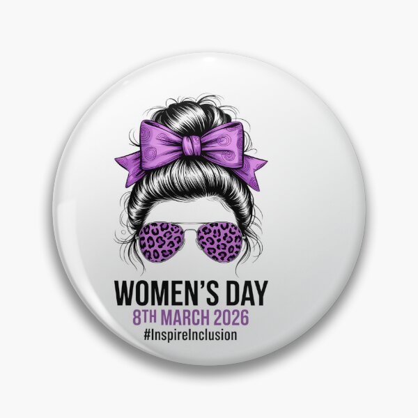 Item preview, International Women_s Day Messy Bun designed and sold by sterabamineh.