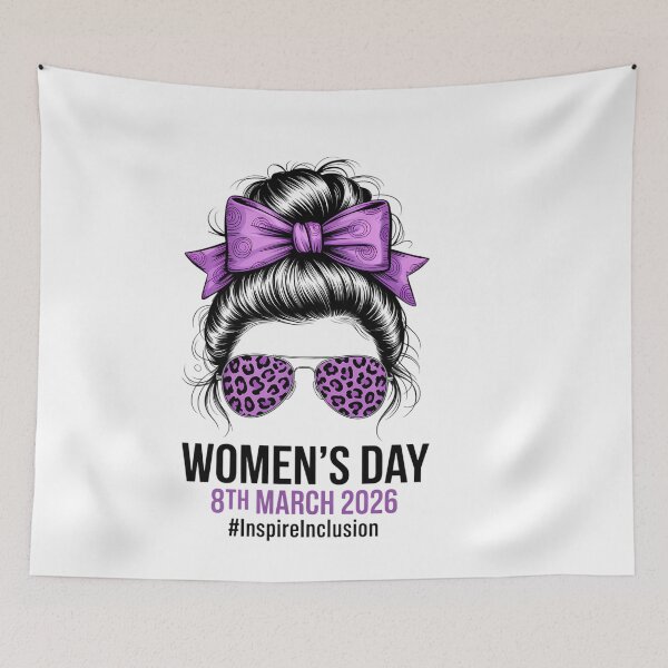 Item preview, International Women_s Day Messy Bun designed and sold by sterabamineh.