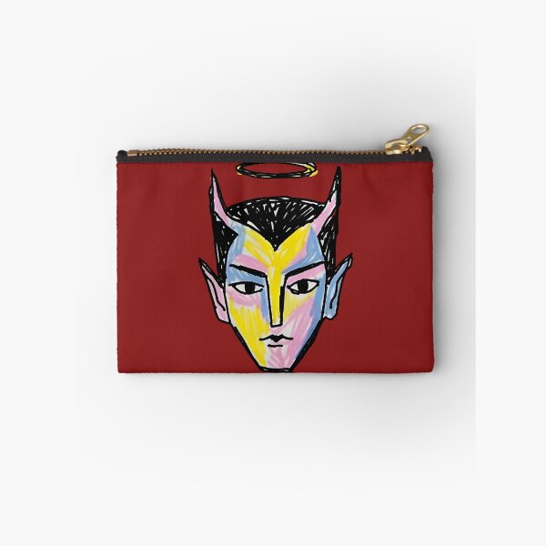 Item preview, a face with devil horns and an angelic halo designed and sold by FRH Design ⭐⭐⭐⭐⭐.