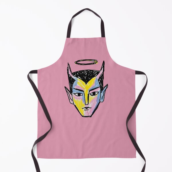 Item preview, a face with devil horns and an angelic halo designed and sold by FRH Design ⭐⭐⭐⭐⭐.