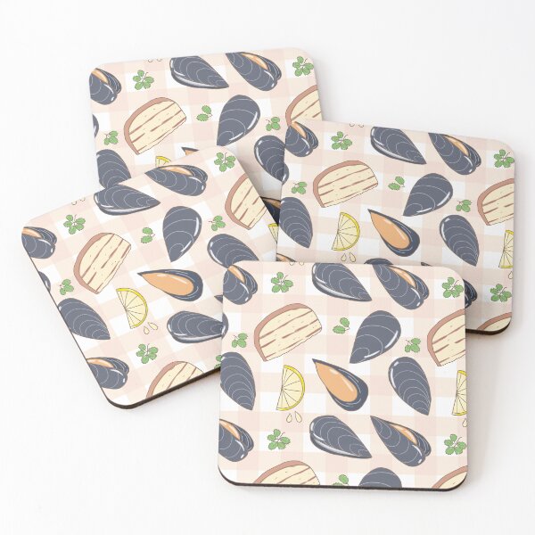 Item preview, Mussels and harbs with ciabatta bread designed and sold by HarunaMcDesigns.