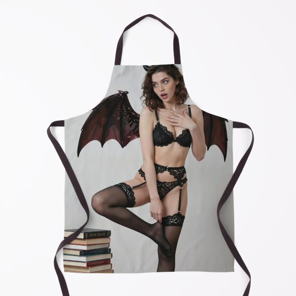 Item preview, Brunette devil introvert with books studio designed and sold by CathryneDelamort.
