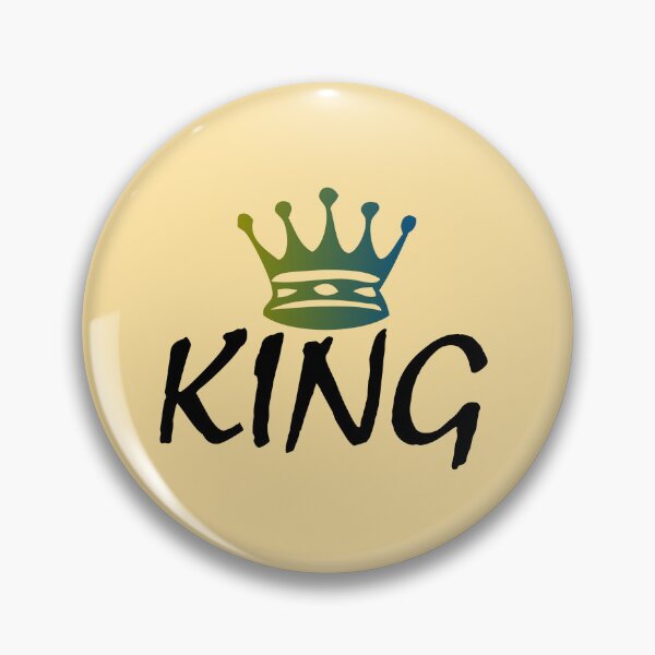 Item preview, Minimal Gradient Crown Icon KING designed and sold by NNAANN.