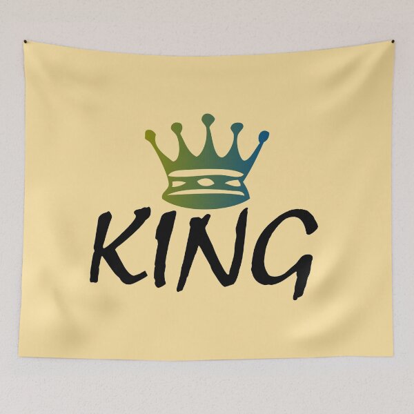 Item preview, Minimal Gradient Crown Icon KING designed and sold by NNAANN.