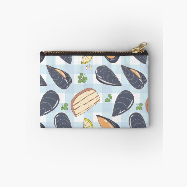 Item preview, Mussels and harbs with ciabatta bread (blue) designed and sold by HarunaMcDesigns.