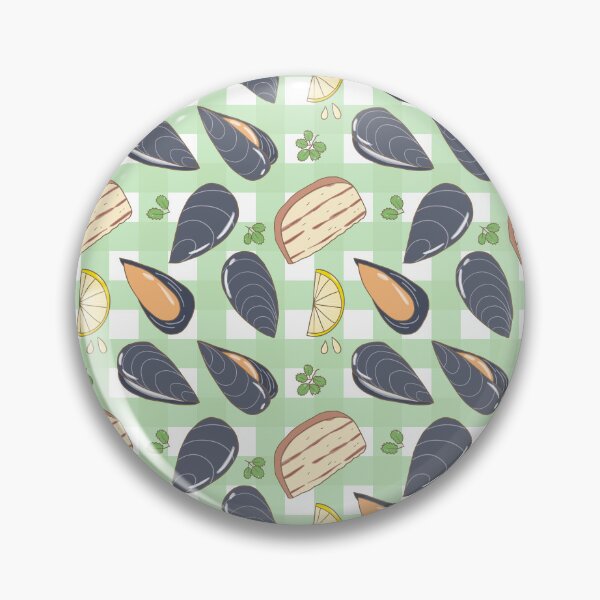 Item preview, Mussels and harbs with ciabatta bread (green) designed and sold by HarunaMcDesigns.