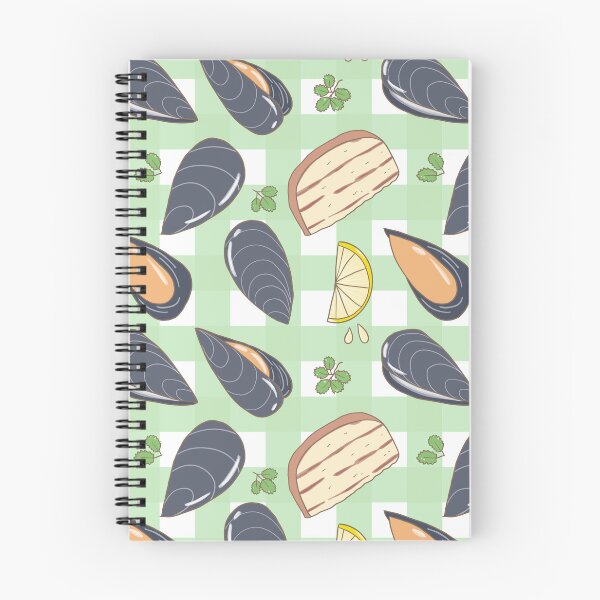 Item preview, Mussels and harbs with ciabatta bread (green) designed and sold by HarunaMcDesigns.