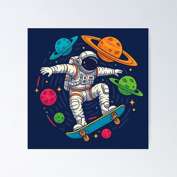 Item preview, Galactic Kickflip In Starry Breeze designed and sold by iamdesigns14.