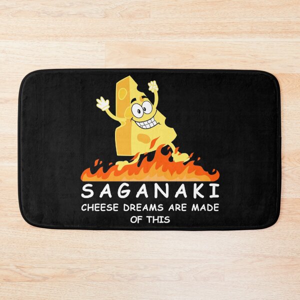 Item preview, Saganaki  - Greece greek food funny design designed and sold by wholigans.