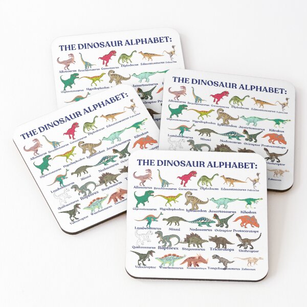 Item preview, The Dinosaurs Alphabet, dinosaurs, paleontology and science designed and sold by NoetherSym.