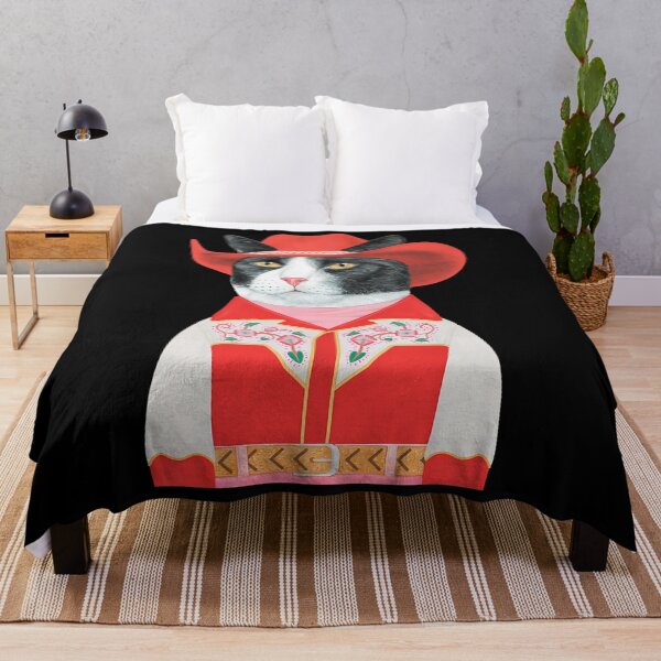 Item preview, Tuxedo Cat Cowboy designed and sold by rodrickusilene.