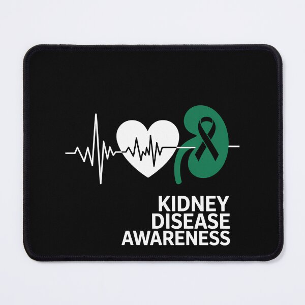 Item preview, Kidney Disease Awareness Heartbeat Transplant Organ Donor designed and sold by tiekanamac.