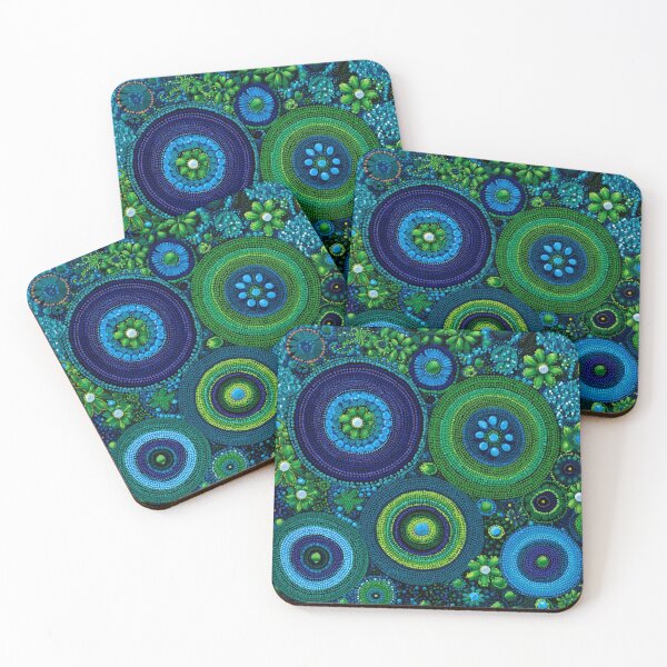 Item preview, Aboriginal Art Print - Dot Painting designed and sold by ArtbyEricG.