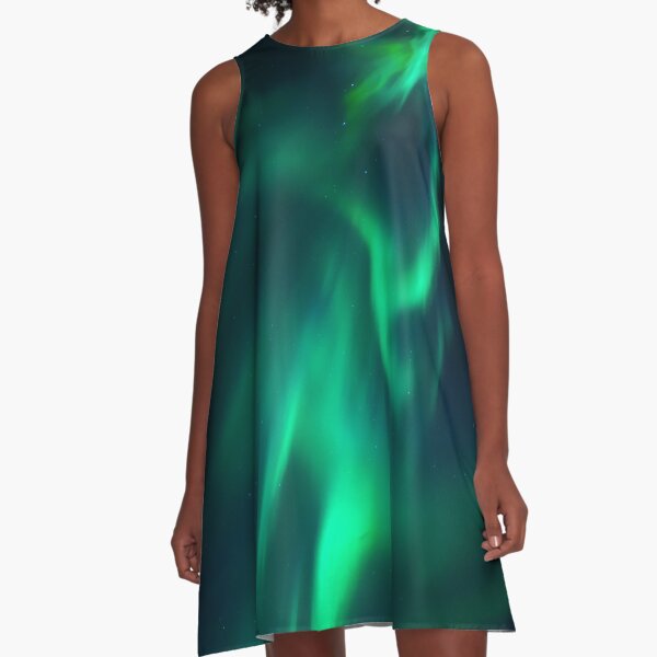 Northern lights Aurora A-Line Dress