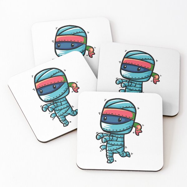 Item preview, Cute Ninja Mummy Cartoon – Kawaii Halloween Character designed and sold by Horrify.