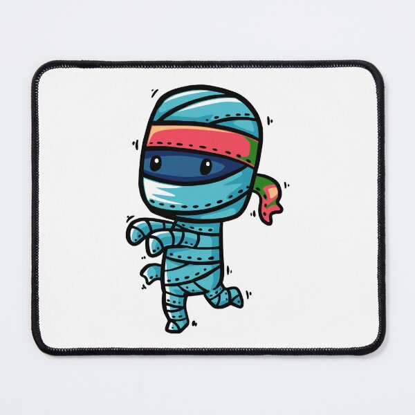 Item preview, Cute Ninja Mummy Cartoon – Kawaii Halloween Character designed and sold by Horrify.