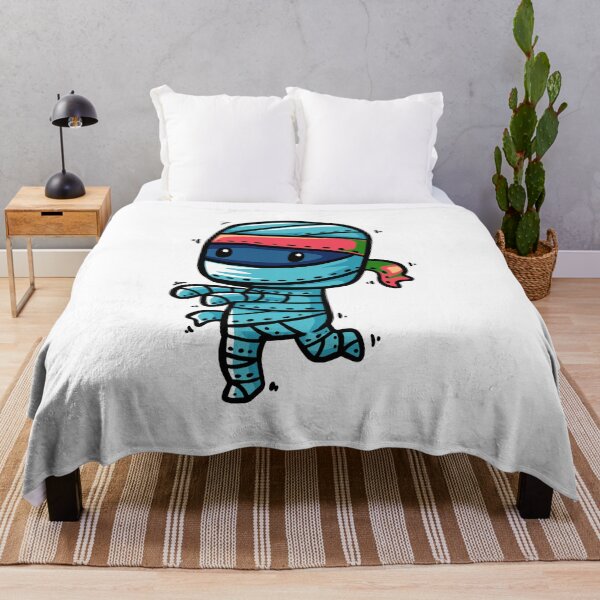 Item preview, Cute Ninja Mummy Cartoon – Kawaii Halloween Character designed and sold by Horrify.