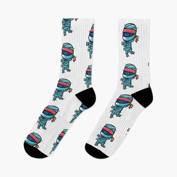 Item preview, Cute Ninja Mummy Cartoon – Kawaii Halloween Character designed and sold by Horrify.