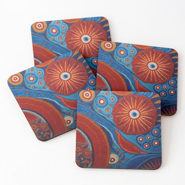 Item preview, Aboriginal Art Print - Dot Painting designed and sold by ArtbyEricG.