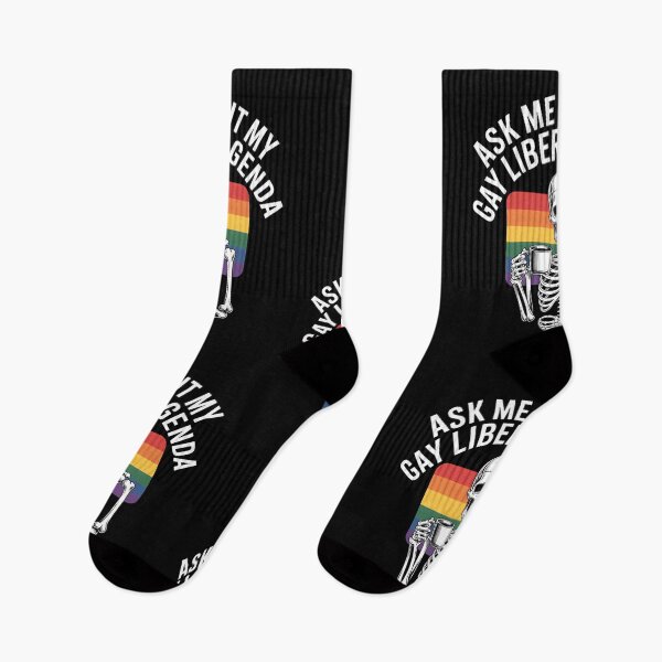 Item preview, LGBTQ Pride Gay Skeleton designed and sold by tiekanamac.