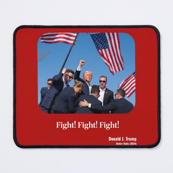 Item preview, Fight! Fight! Fight! — Butler Rally 2024 (white text) designed and sold by MAGA47Official.