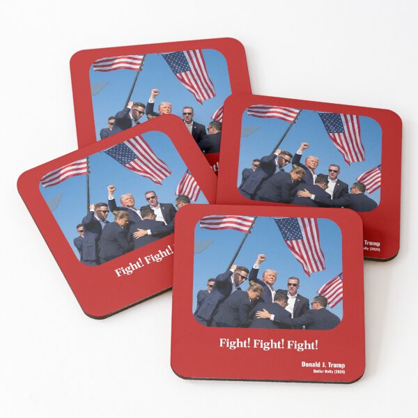 Item preview, Fight! Fight! Fight! — Butler Rally 2024 (white text) designed and sold by MAGA47Official.