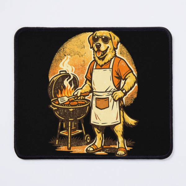 Item preview, BBQ Labrador Dad Retro Grill Gift designed and sold by PawPrintCustom.