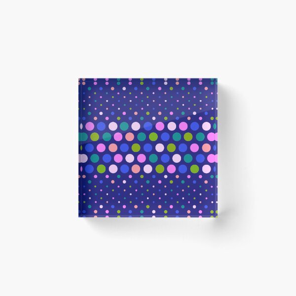 Item preview, Dotwave Colorful Polka Dot on Blue designed and sold by POLKAIWERX.