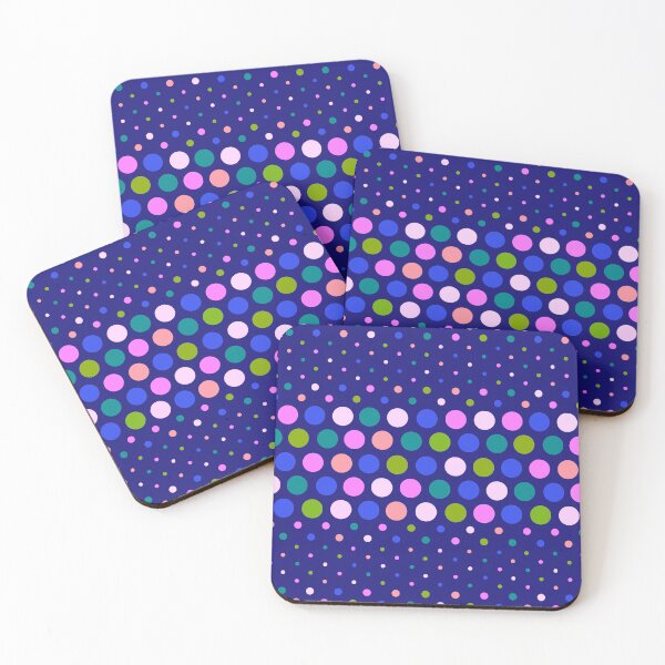 Item preview, Dotwave Colorful Polka Dot on Blue designed and sold by POLKAIWERX.