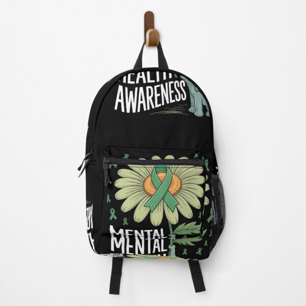Item preview, Mental Health Elephant Flower Ribbon Awareness designed and sold by tiekanamac.
