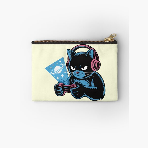 Item preview, Serious Gamer Cat with Holographic Projector designed and sold by Mr-wow.