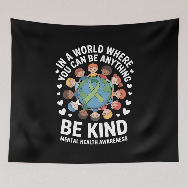 Item preview, Mental Health Kind Awareness designed and sold by tiekanamac.