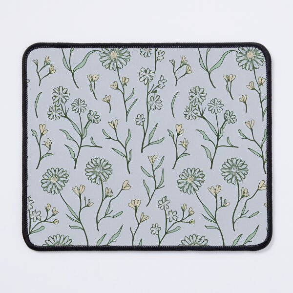 Item preview, Dainty Blue Wildflowers | Minimalist Pastel Botanical Line Art Pattern designed and sold by ZyxDes.