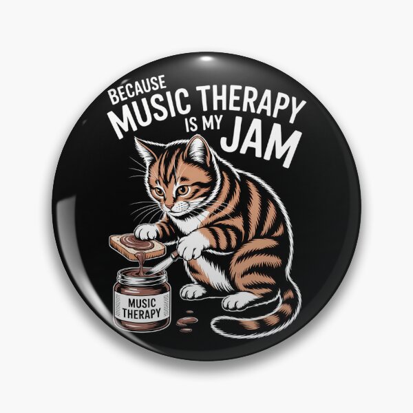 Item preview, Music Therapy Musical Therapist Cat Lovers designed and sold by tiekanamac.
