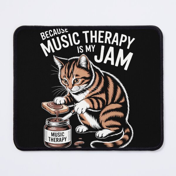 Item preview, Music Therapy Musical Therapist Cat Lovers designed and sold by tiekanamac.