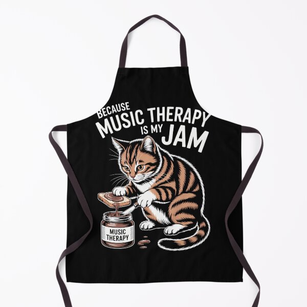 Item preview, Music Therapy Musical Therapist Cat Lovers designed and sold by tiekanamac.
