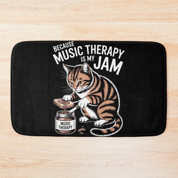 Item preview, Music Therapy Musical Therapist Cat Lovers designed and sold by tiekanamac.