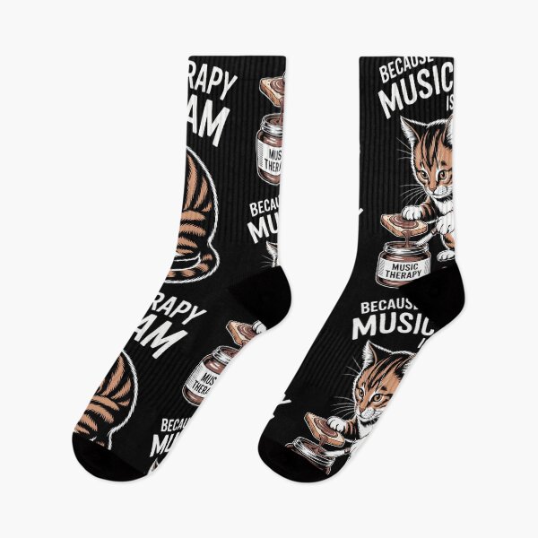 Item preview, Music Therapy Musical Therapist Cat Lovers designed and sold by tiekanamac.
