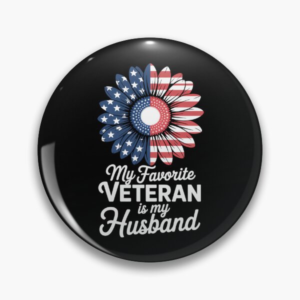 Item preview, My Favorite Veteran is My Husband American Flag designed and sold by tiekanamac.