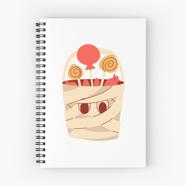 Item preview, Cute Mummy Candy Bucket – Kawaii Halloween Trick or Treat Art designed and sold by Horrify.