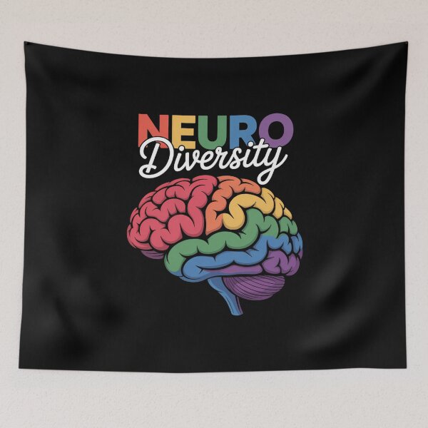 Item preview, Neurodiversity Awareness Brain Teacher designed and sold by tiekanamac.