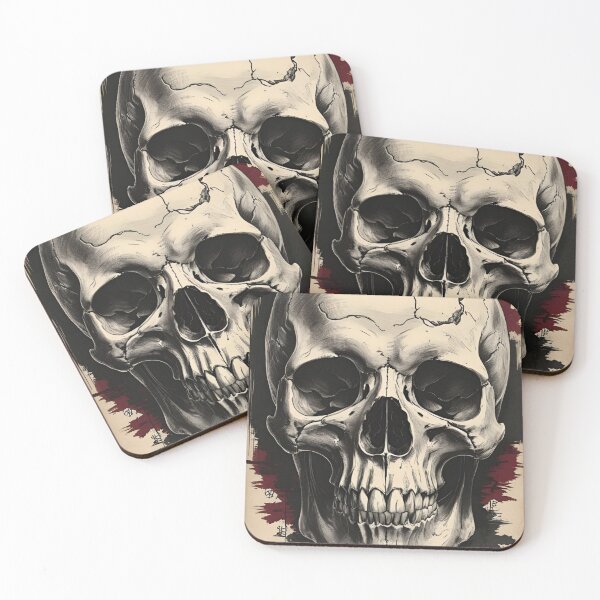 Item preview, Detailed Human Skull Ink Sketch Art designed and sold by LakLuxe studio .