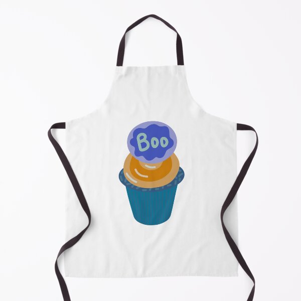 Item preview, Cute Boo Cupcake – Kawaii Halloween Dessert Illustration designed and sold by Horrify.