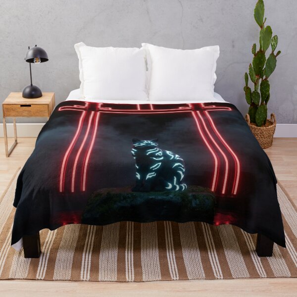 Artikelvorschau, Neon Torii Torwächter entworfen und verkauft von WojcikDesigners.