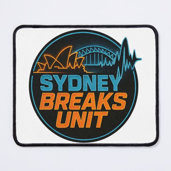 Item preview, Sydney Breaks Unit – Breakbeat Bass Electronic Logo designed and sold by |TRSSHOP|.