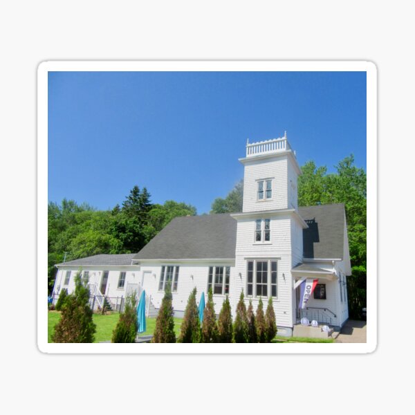 "5 Cafe, Murray River, PEI" Sticker for Sale by Shulie1 Redbubble