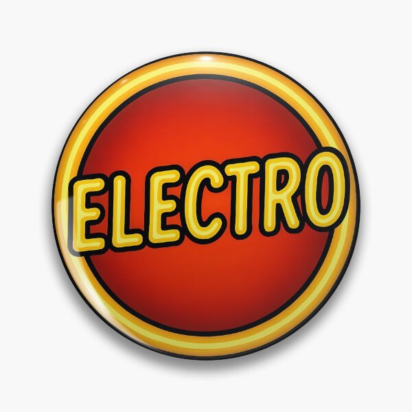 Item preview, Electro – Classic Electro Music Circle Badge designed and sold by |TRSSHOP|.