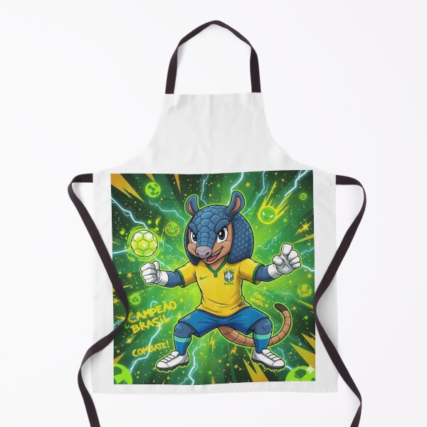 Item preview, Fuleco Brazil Football Mascot shirt designed and sold by Kikaytv.com.